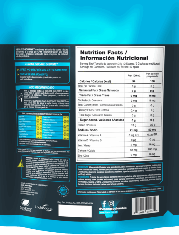 Isolate Gourmet 5 Libras - Imagen 3