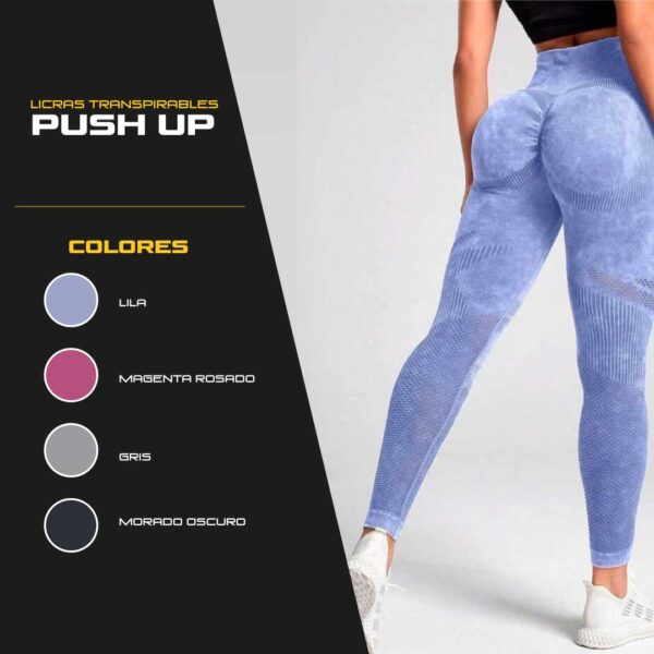 Licra push up transpirable